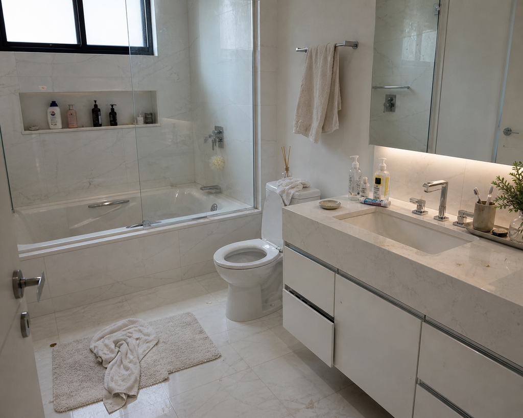 Bathroom Deep Clean before