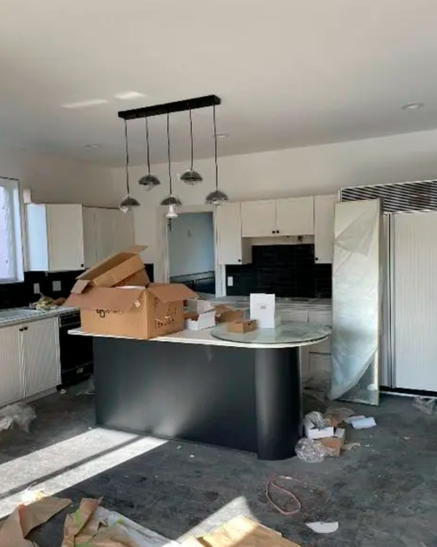 Kitchen Reset before